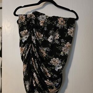 Torrid Black Floral Dress